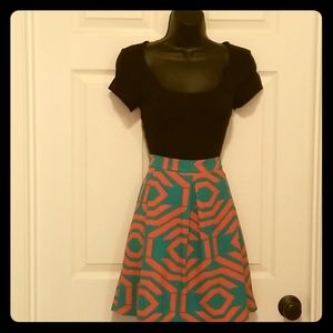 Geometric skirt